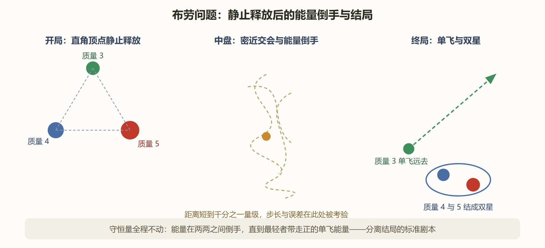 图 4-2 毕达哥拉斯三体的开局与终局