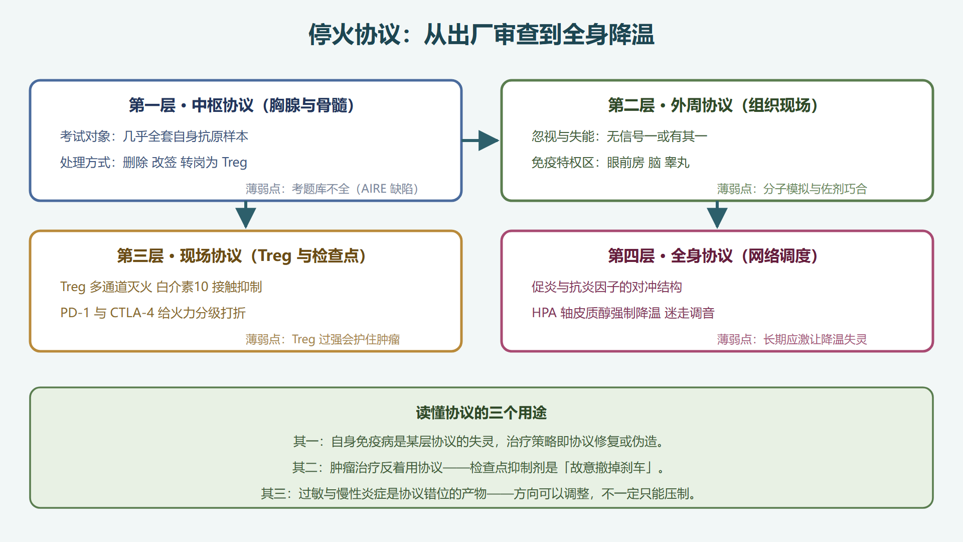 图 6-0：停火协议的四个层级