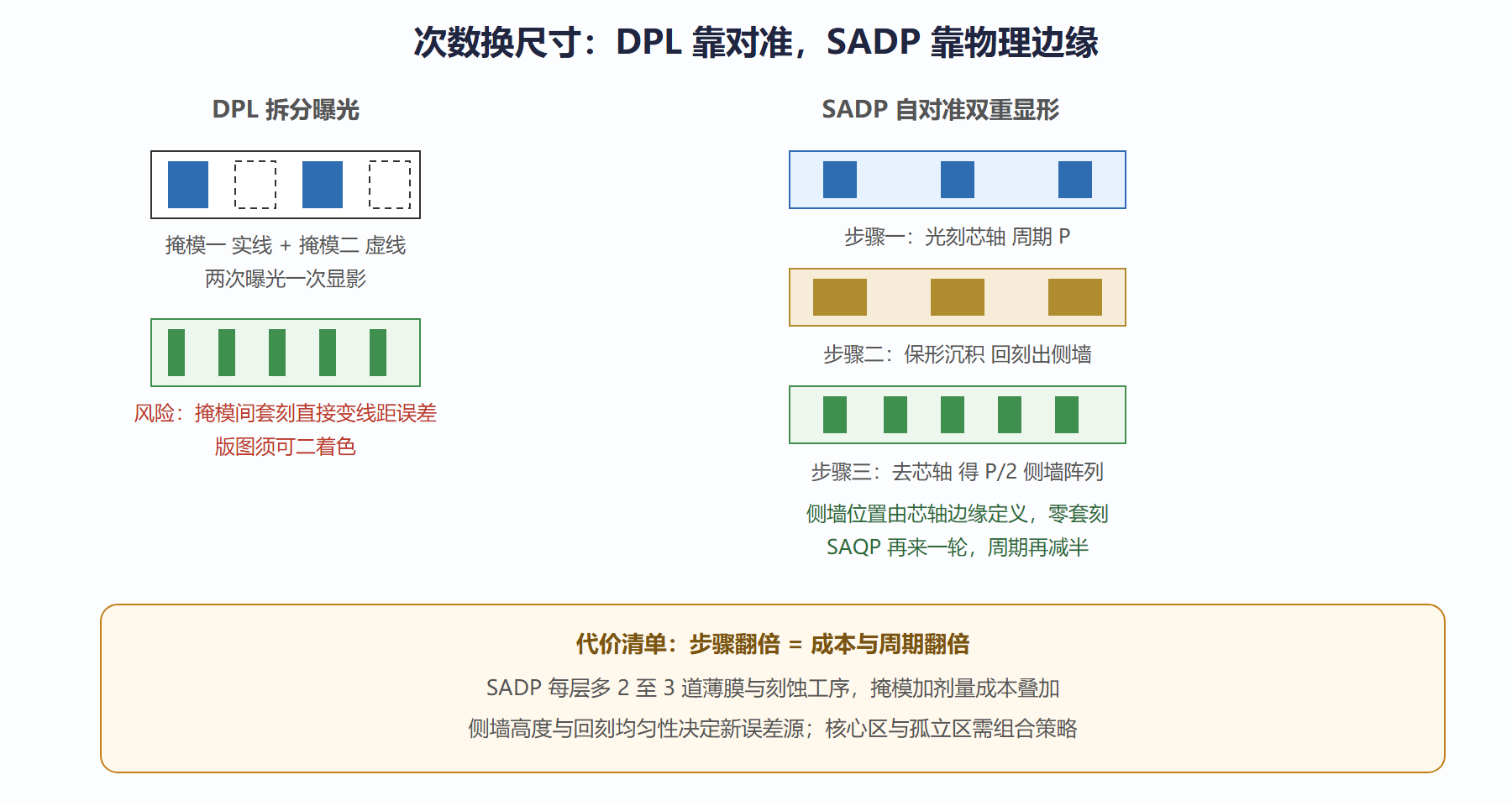 图:SADP 与 DPL 流程对比