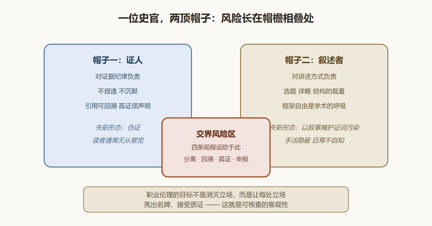图 3-1　史官的双重角色