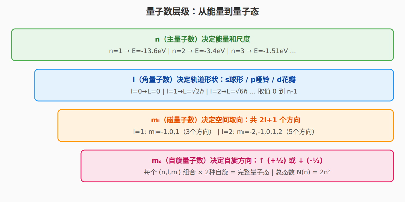 图：量子数层级结构