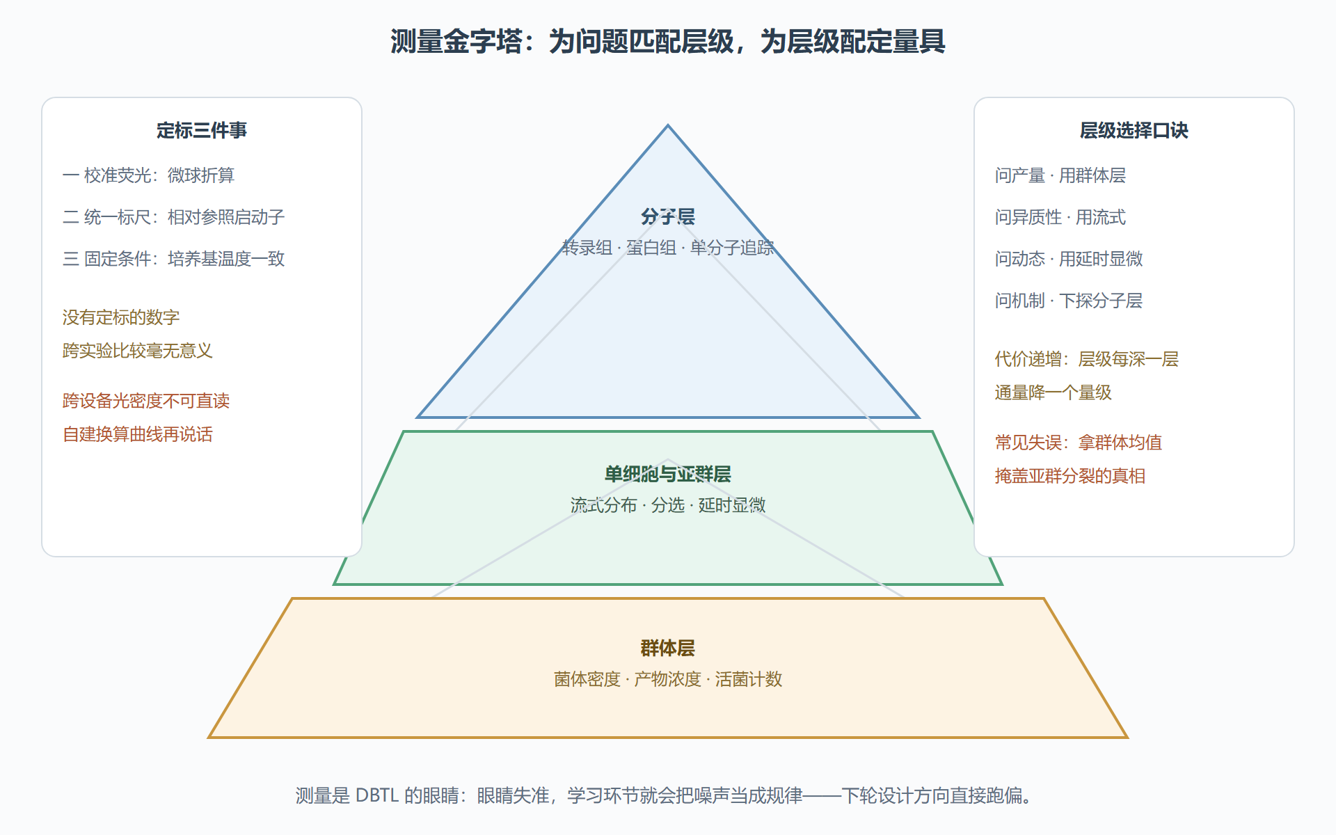 图 10　测量金字塔：层级越深，看见的真相越细