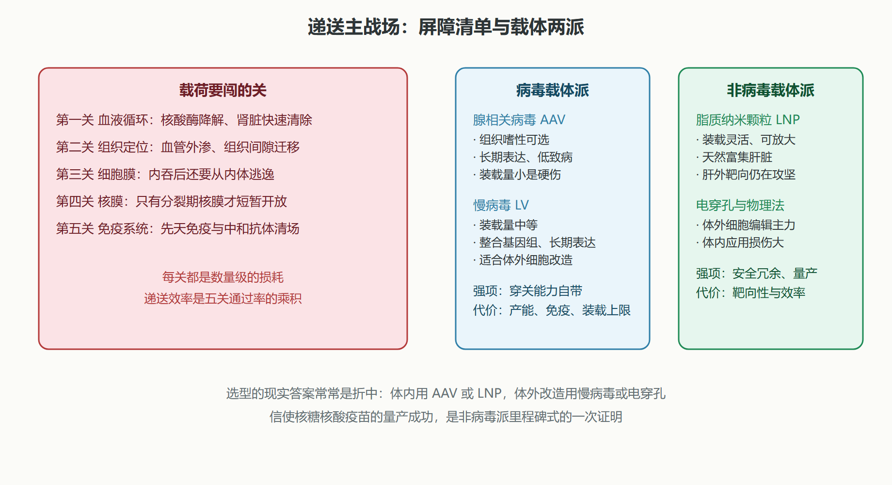 图:递送的层层屏障与两类载体