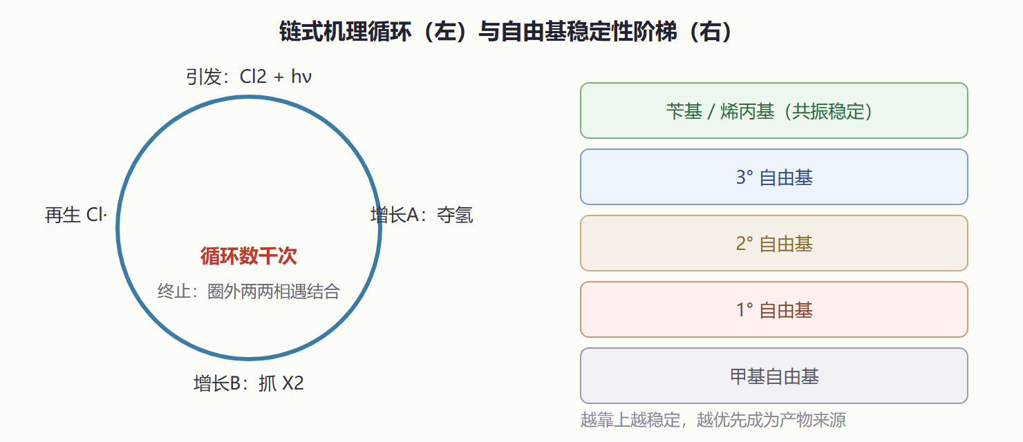 图 4-5 链式循环与稳定性阶梯