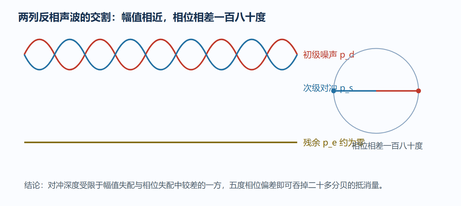 图：反相抵消的波形交割