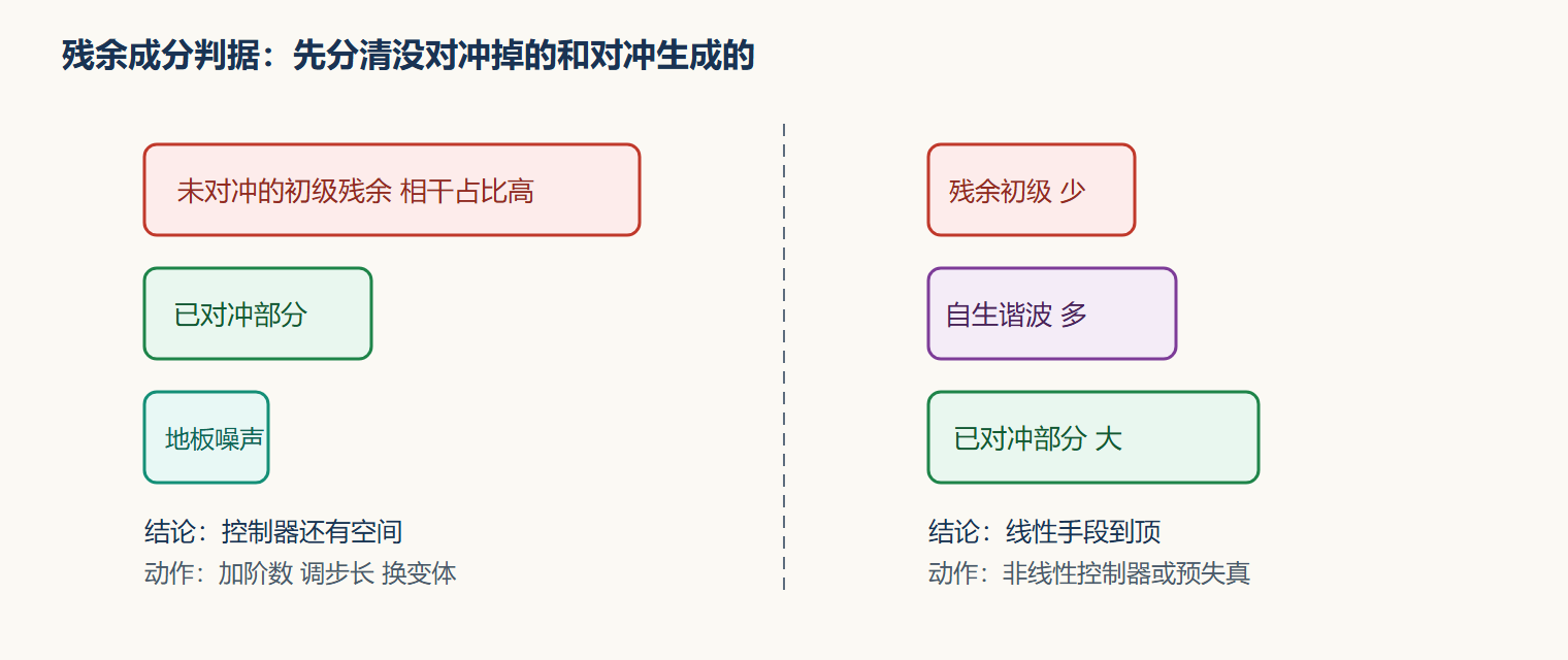 图：线性极限与非线性残差的成分对比