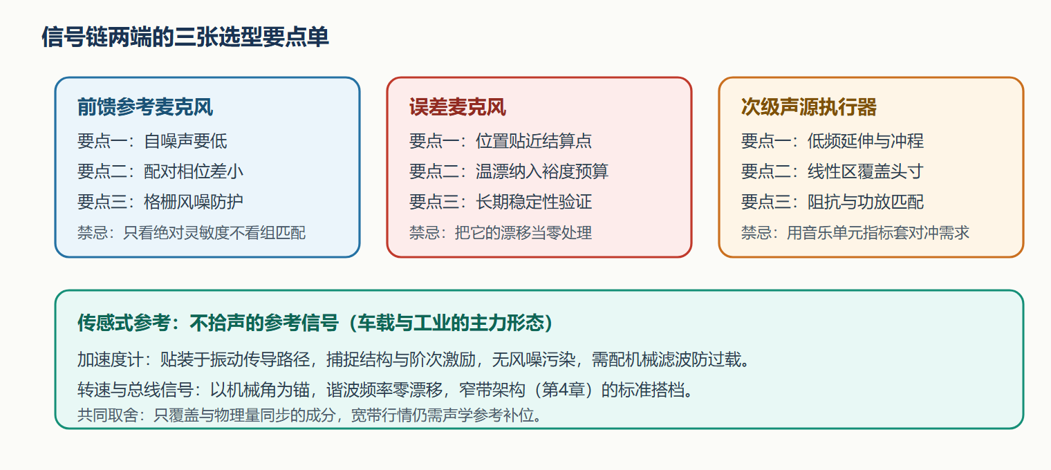 图：三张选型要点单