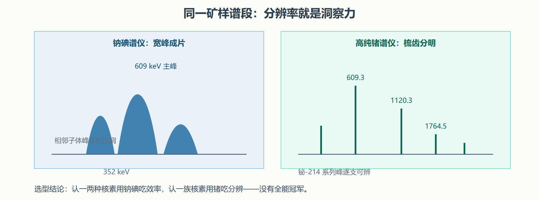 图 4-2 同一段谱在两种分辨率下的形态对比