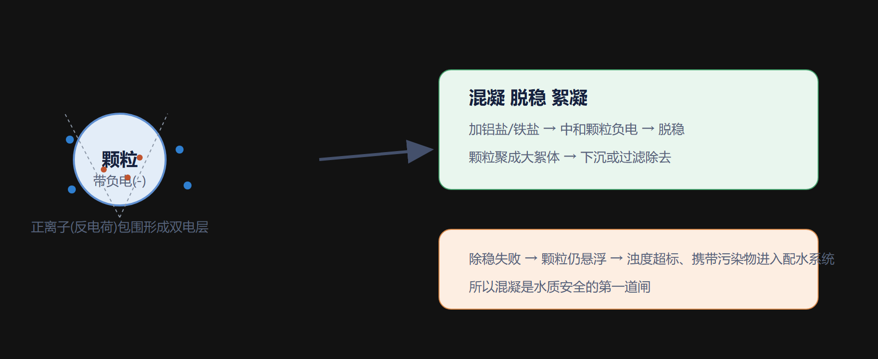 一、为什么水里的颗粒“沉不下去”