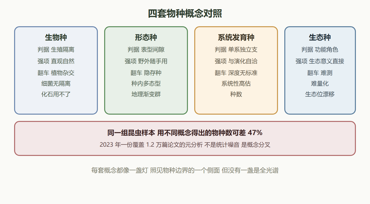三、系统发育种概念：谱系定案