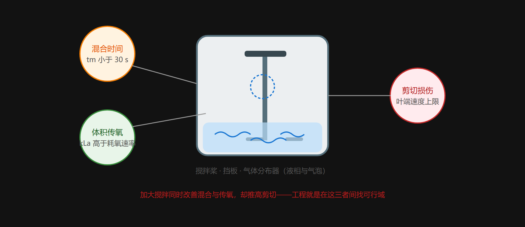 搅拌生物反应器：混合—传氧—剪切三角