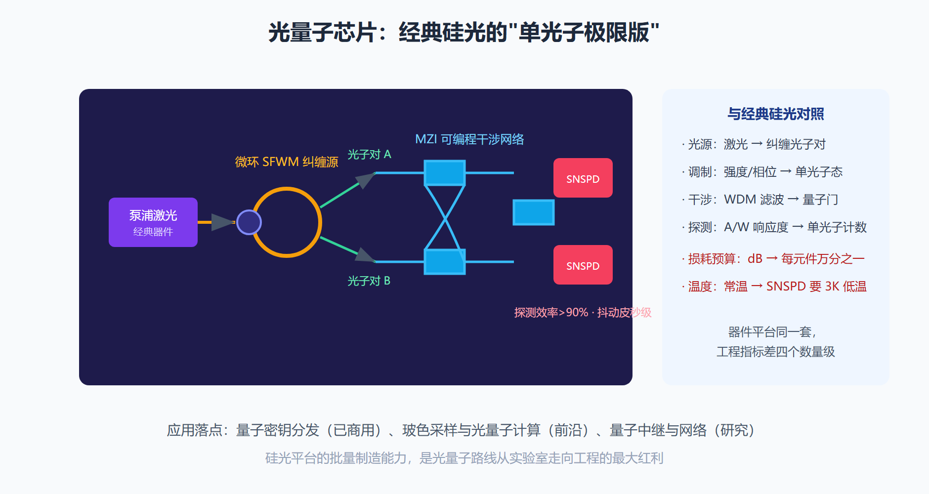 图:光量子芯片的器件图景