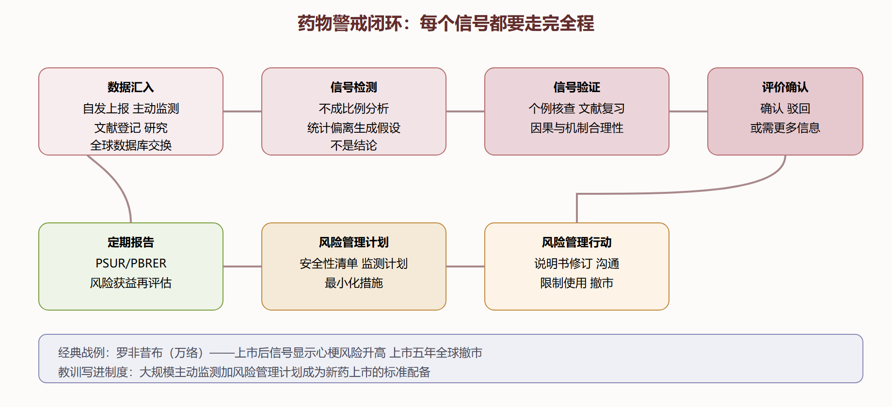 图 8-3 药物警戒闭环:上市后的免疫系统
