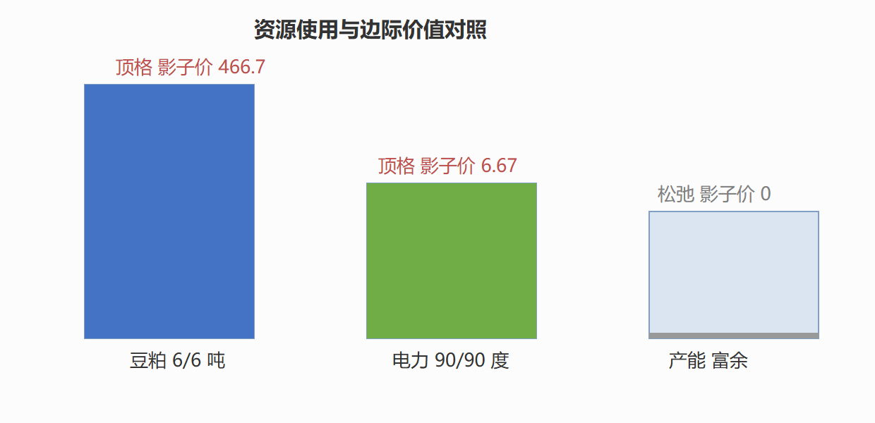 影子价格与资源顶格状态