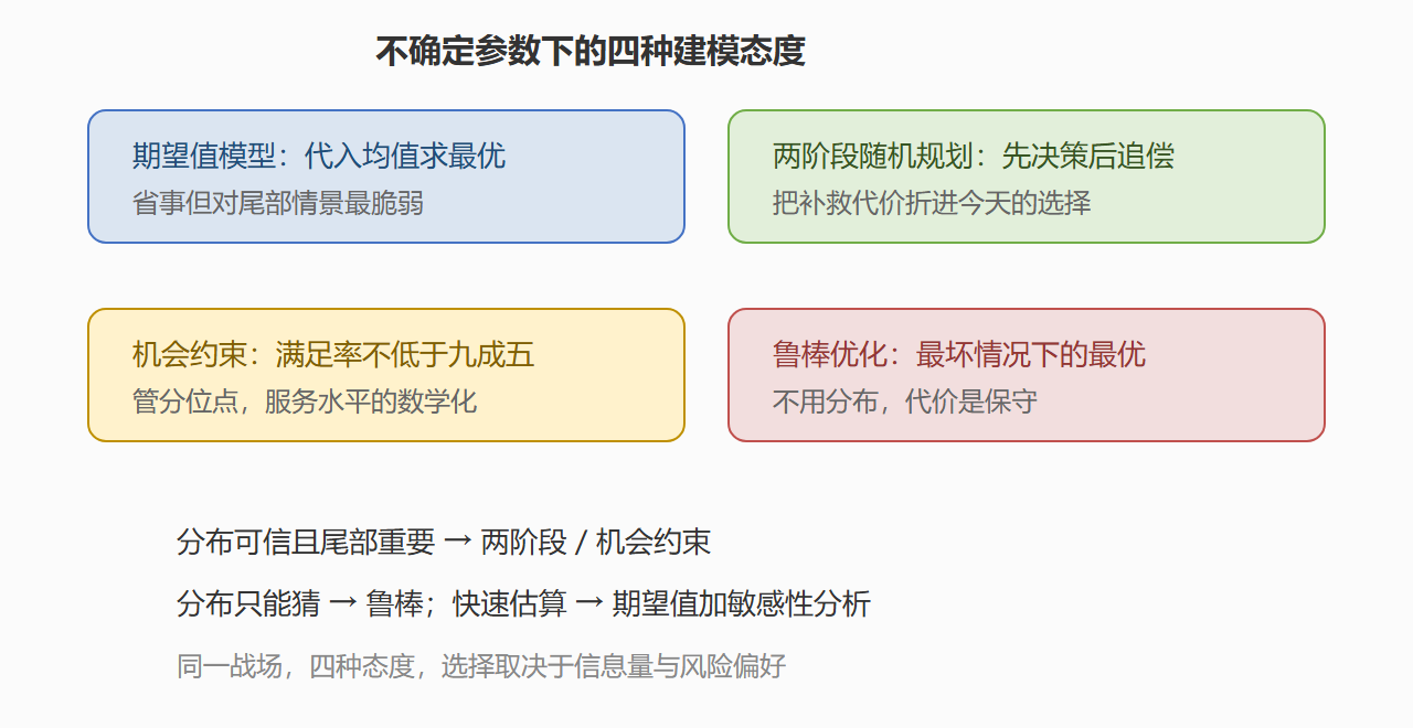 四种建模态度对比