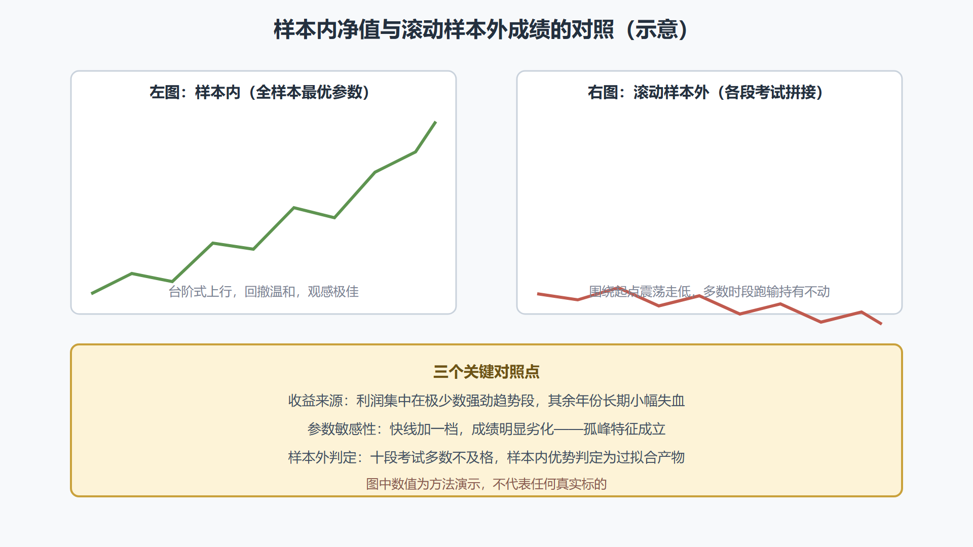 图 2-3:同一条净值曲线的两个视角