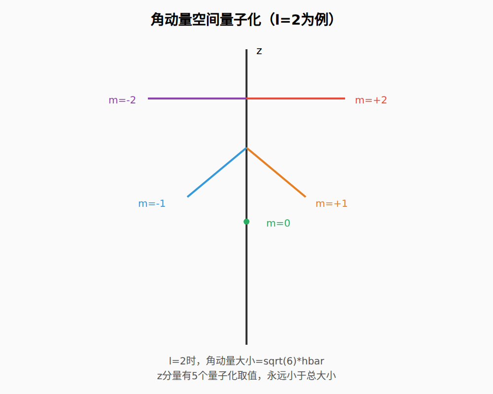 图：角动量的量子化