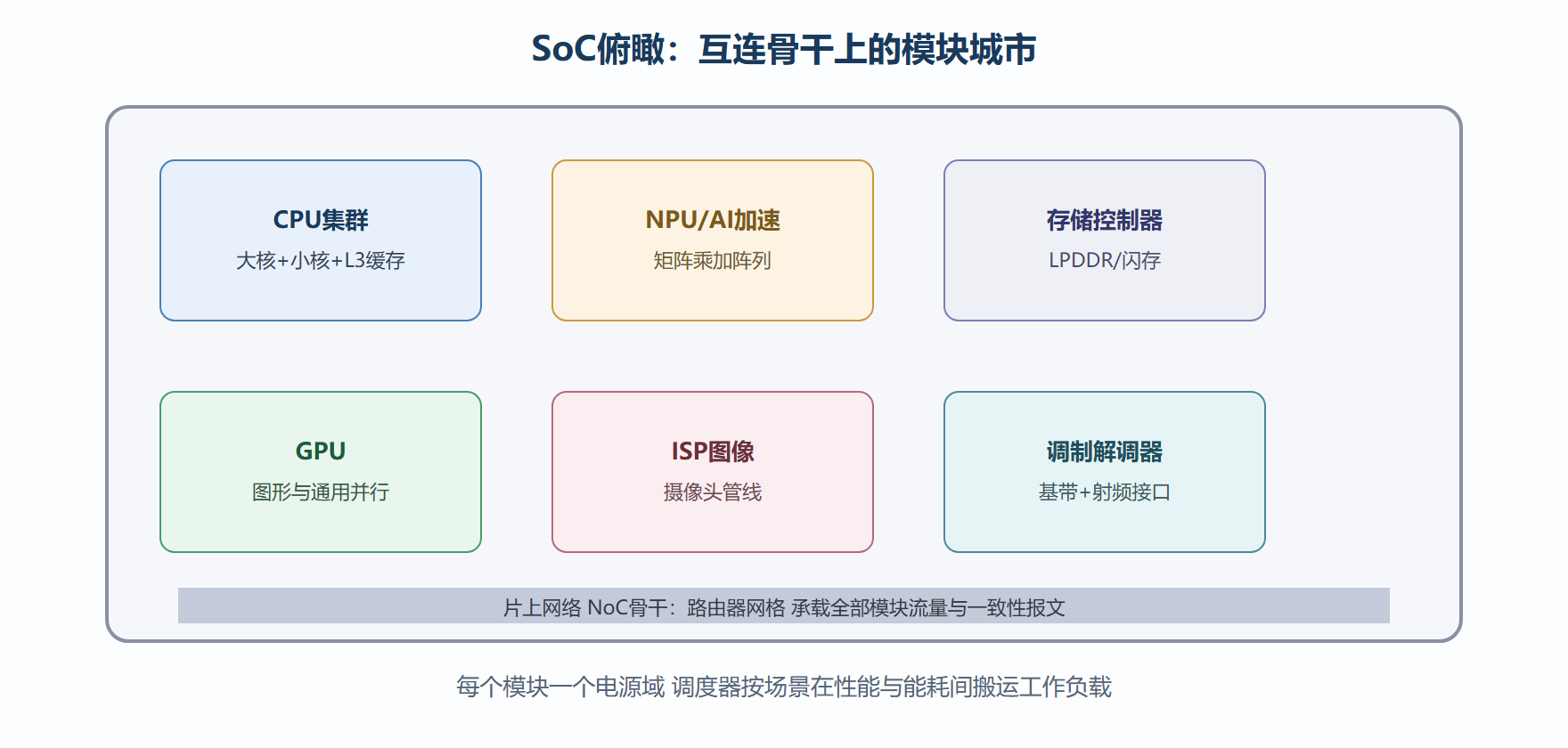 SoC 平台的模块地图