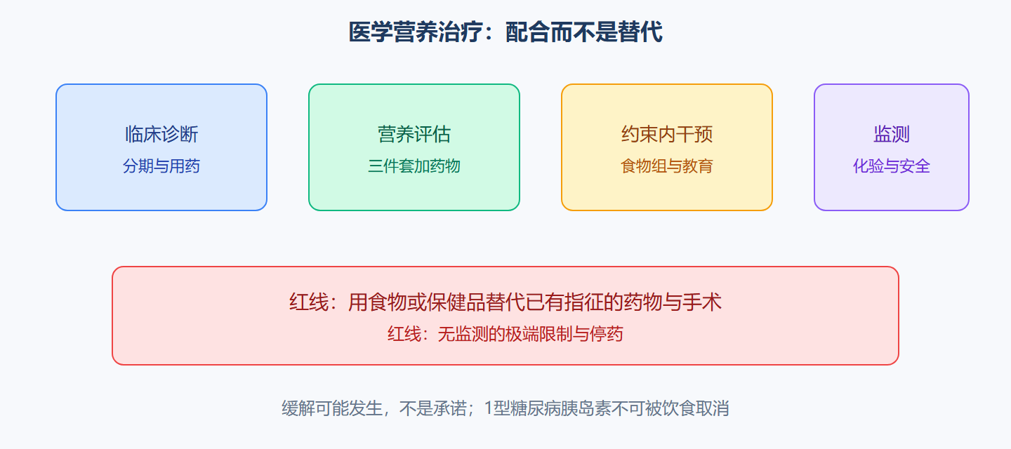 图:医学营养在治疗路径中的位置
