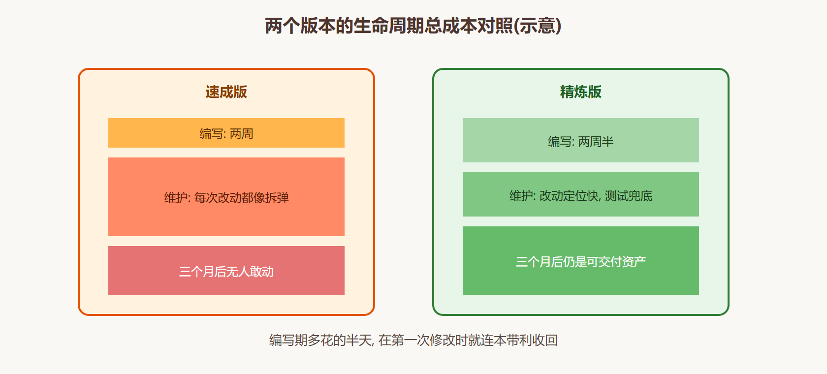 代码质量的投入产出