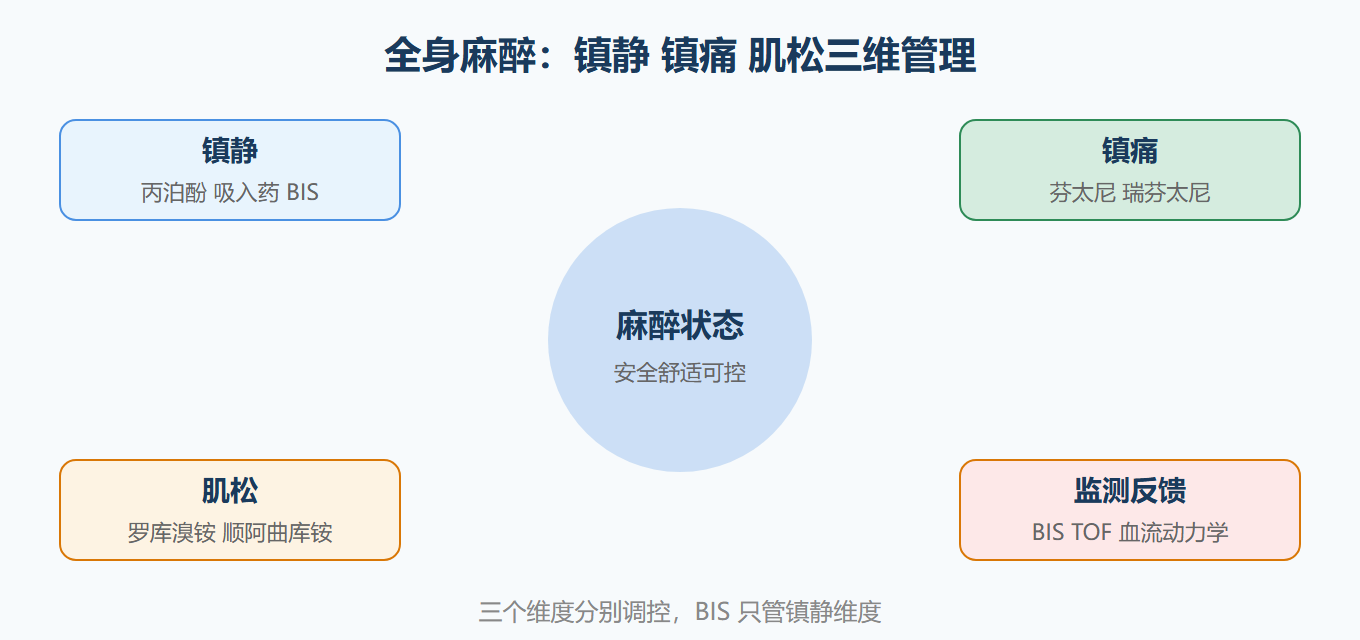 全身麻醉的三个调控维度