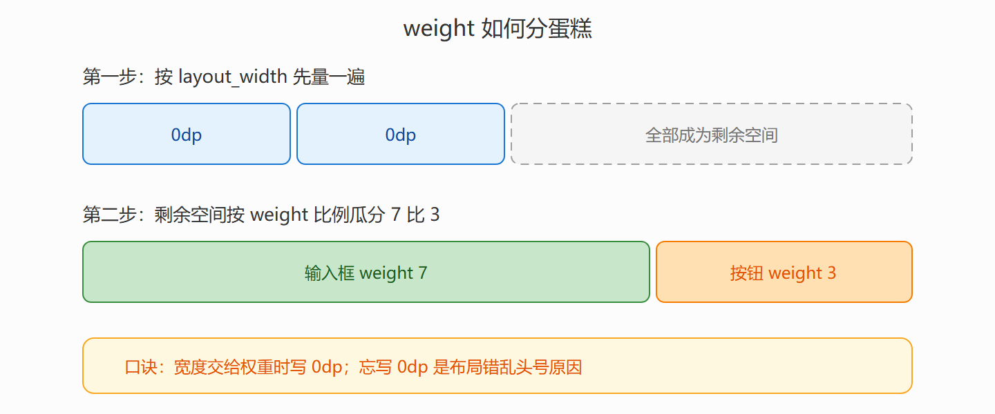 图：权重瓜分剩余空间的两步机制