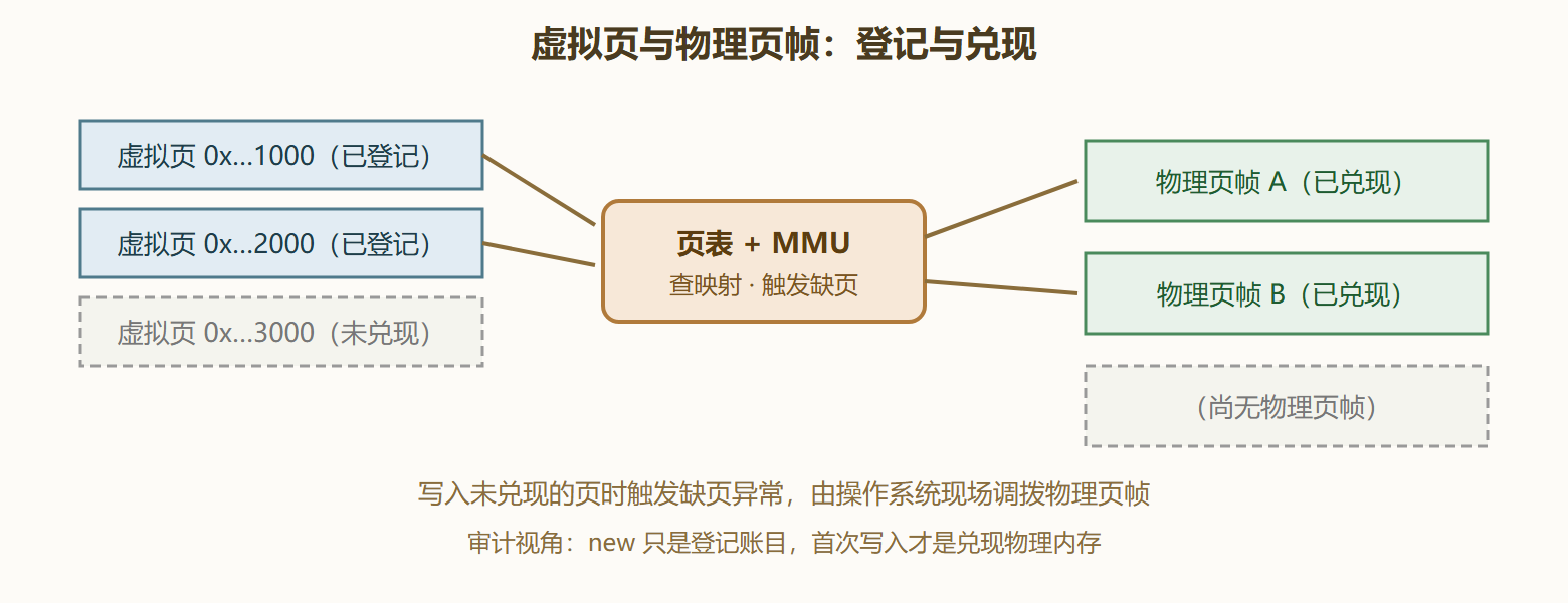 图 1-2 虚拟地址到物理地址的翻译路径