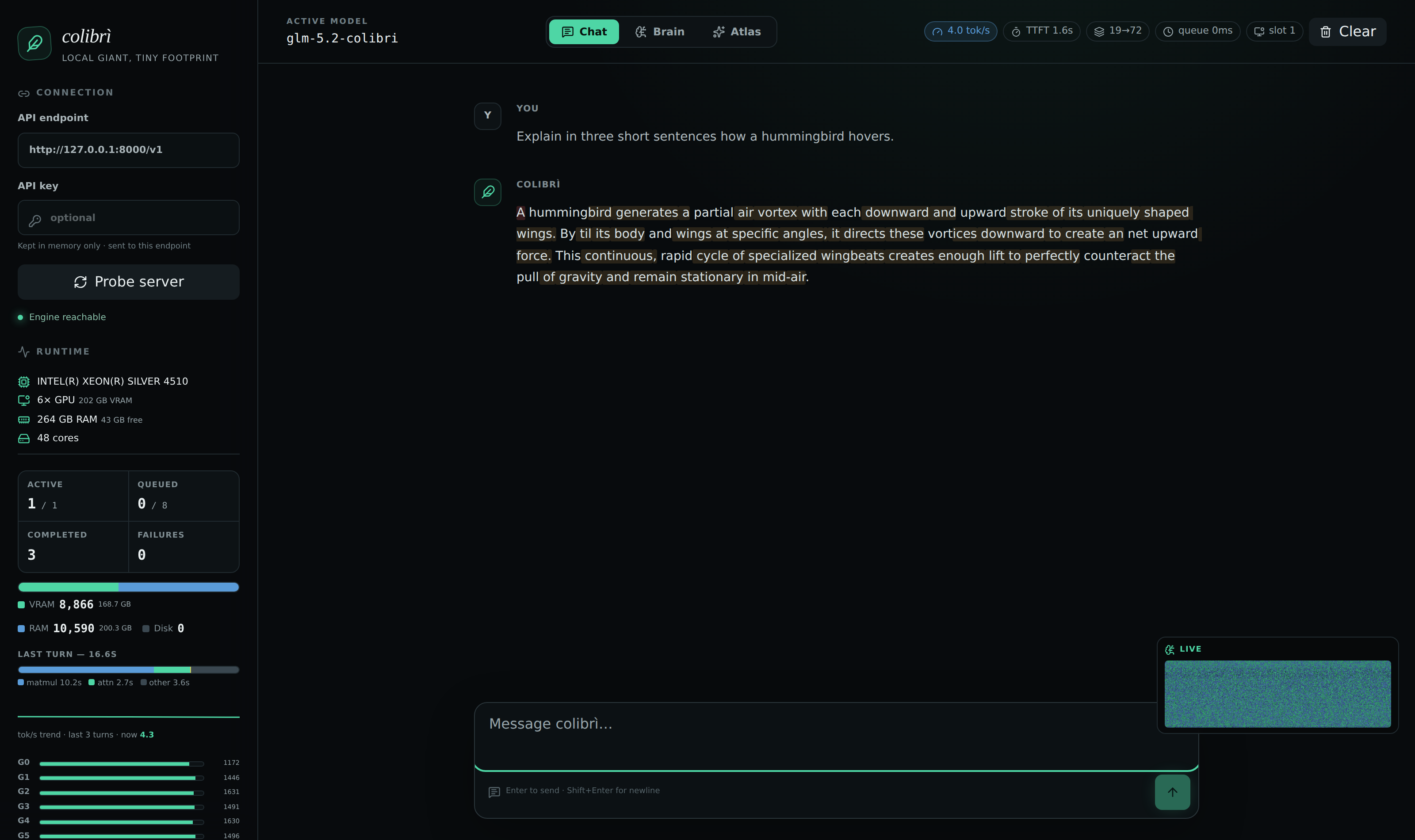 图: web dashboard
