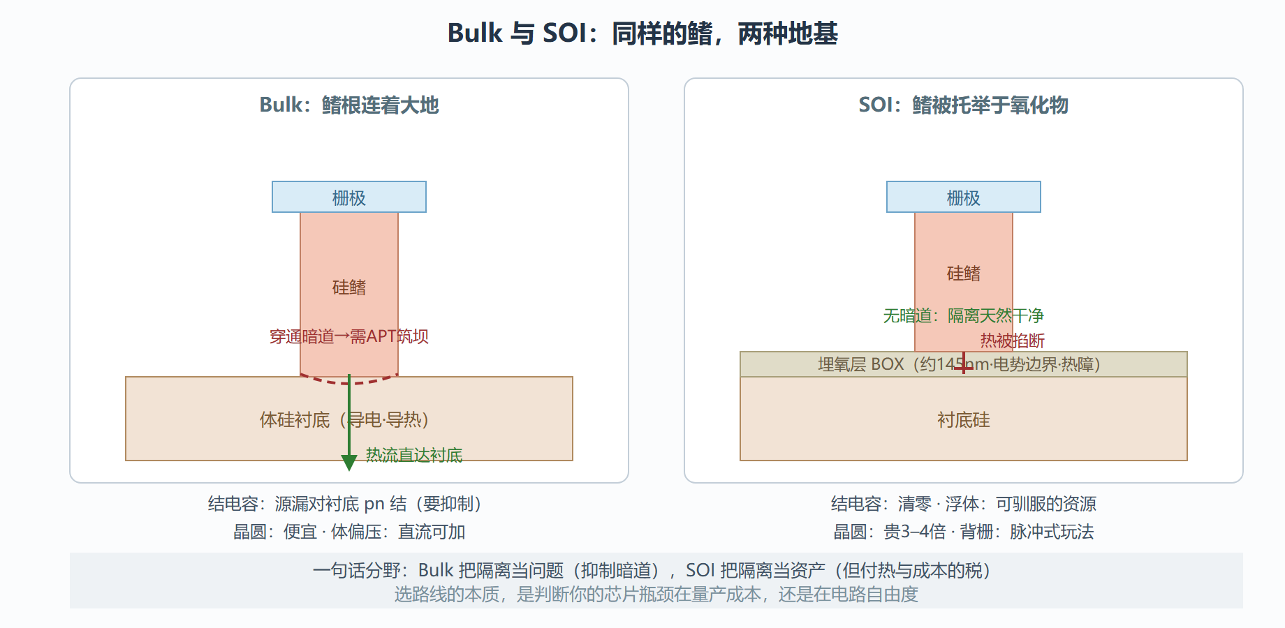 图 5-2 两条路线的对照剖面：一本账的两页