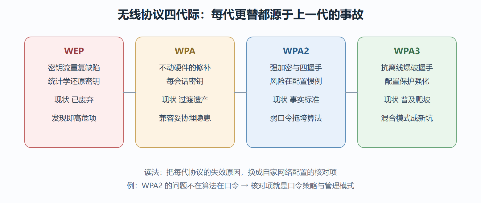 图 无线协议演化与加固要点