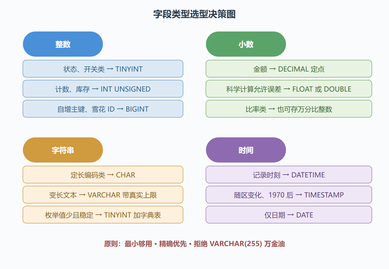 图 3 · 数据类型选型决策图