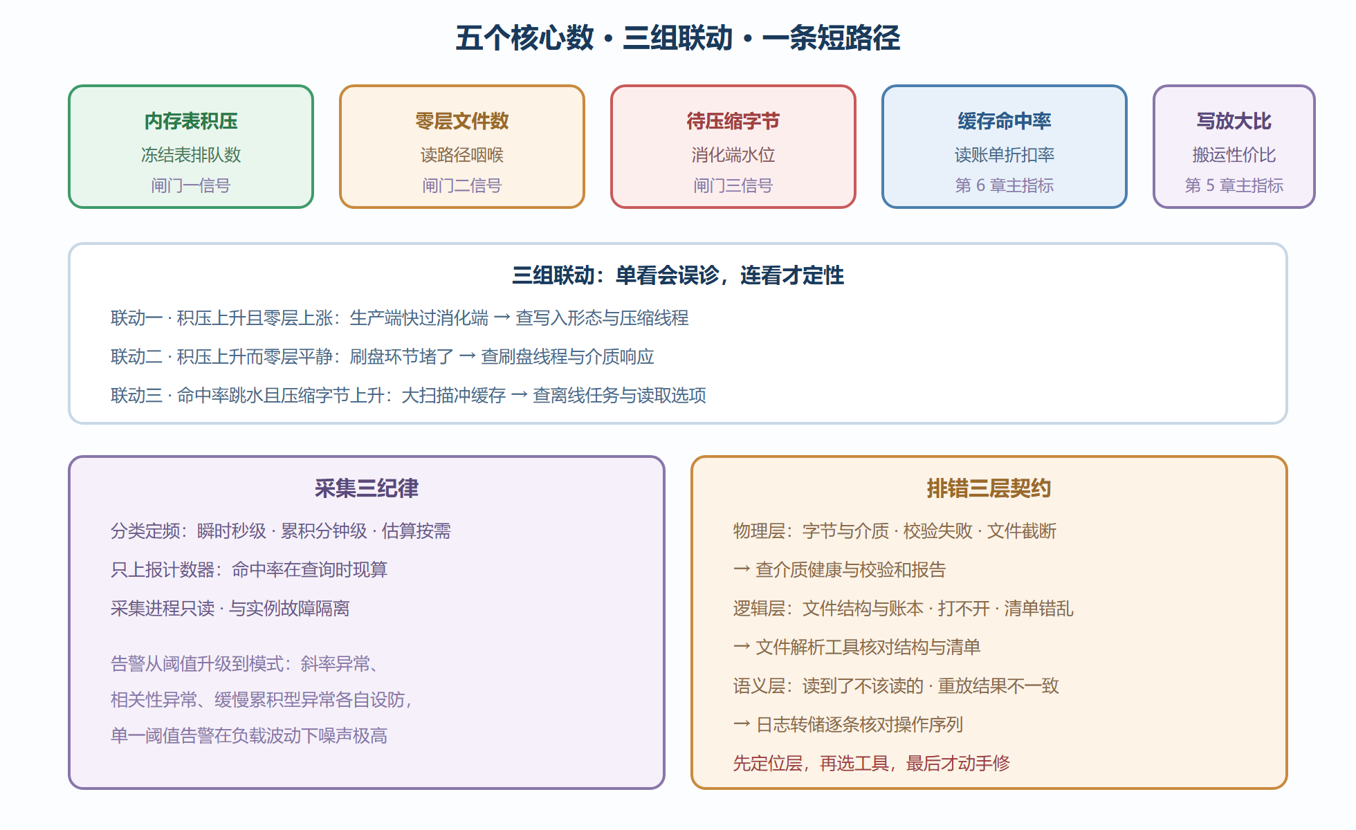 图10-2 生产仪表盘:五个核心数与三组联动