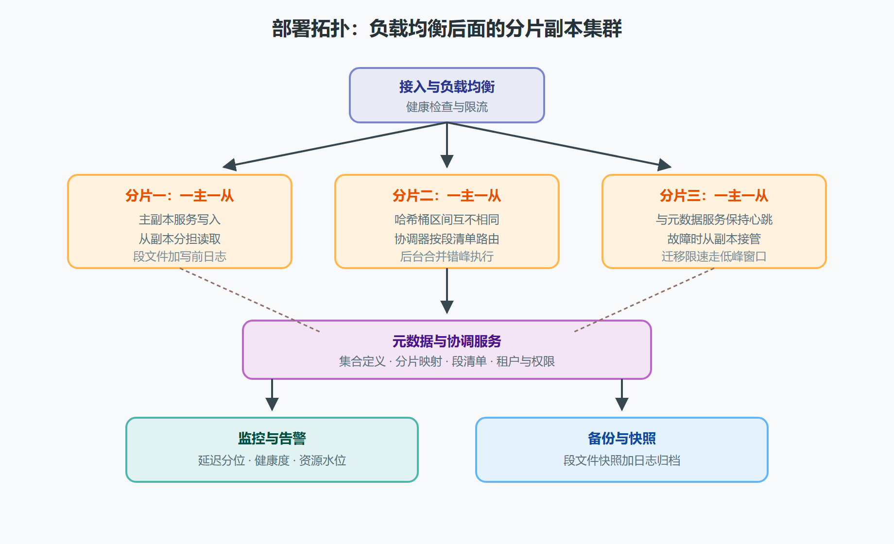 图 6-2 从单机到集群的部署拓扑